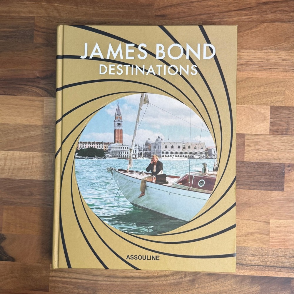Assouline James Bond Destinations Coffee Table Book 007 Movie Location Hardcover